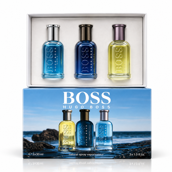 Hugo Boss Bottled Fragrance Gift Set – Bottled, Bottled Tonic & Bottled Infinite