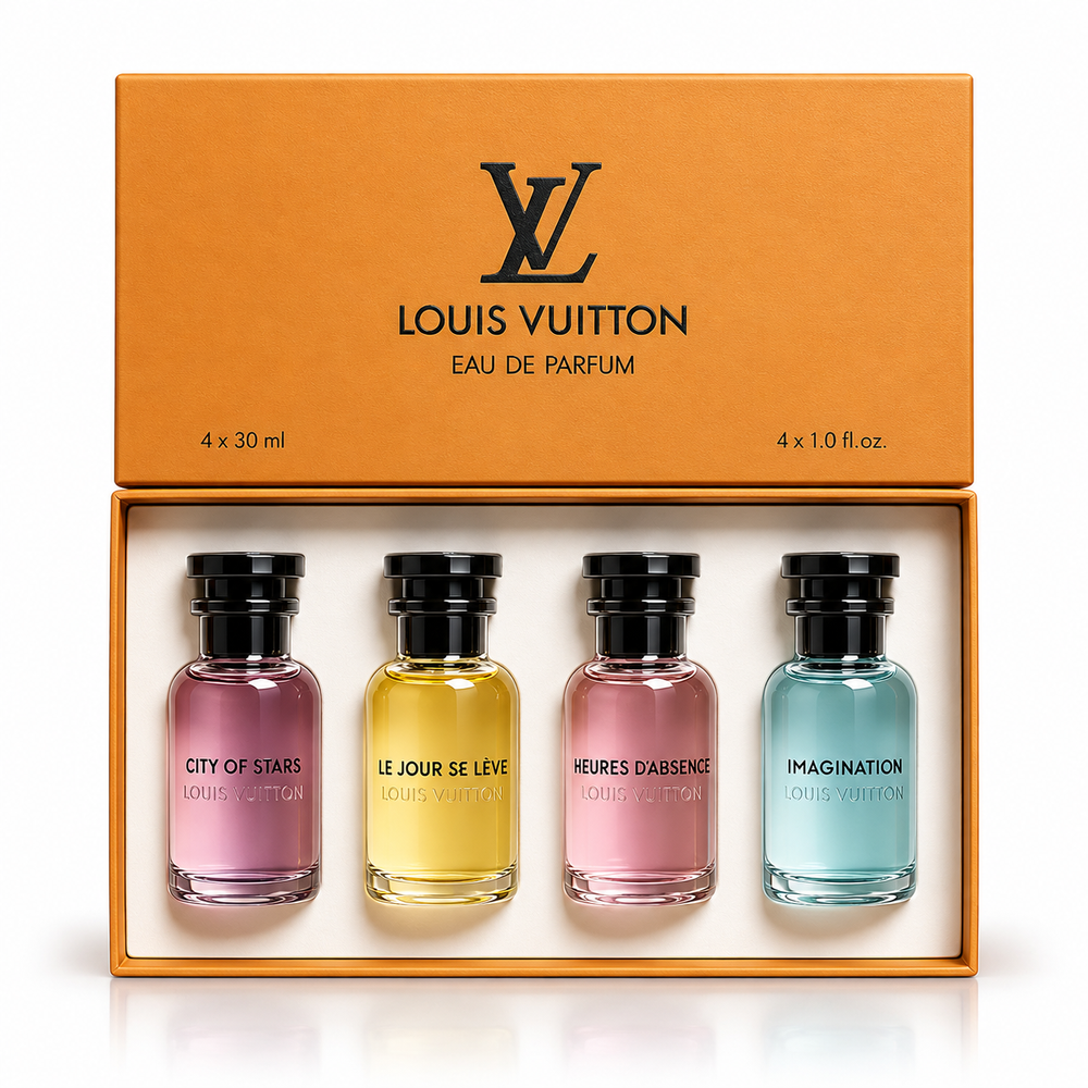 Louis Vuitton 4-Piece Eau de Parfum Set – City of Stars, Le Jour Se Lève, Heures d’Absence & Imagination