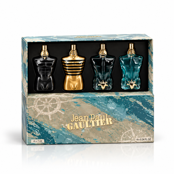 Jean Paul Gaultier Miniatures Collection for Men – 4-Piece Gift Set