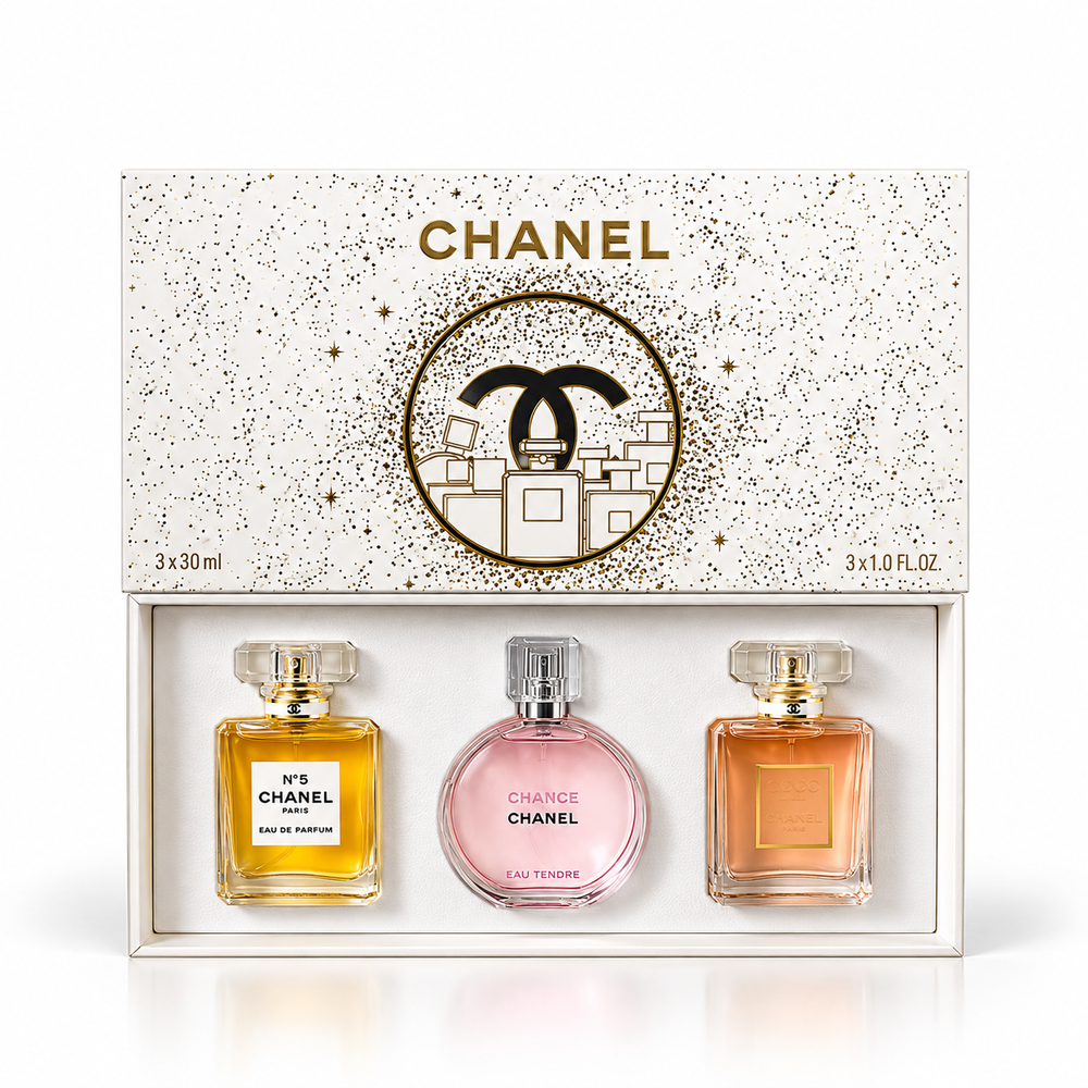 CHANEL N°5, CHANCE EAU TENDRE & COCO Fragrance Collection