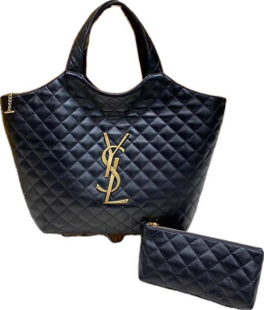 YSL Icare Maxi Quilted Shopping Bag