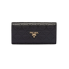 Prada Logo Leather Wallet