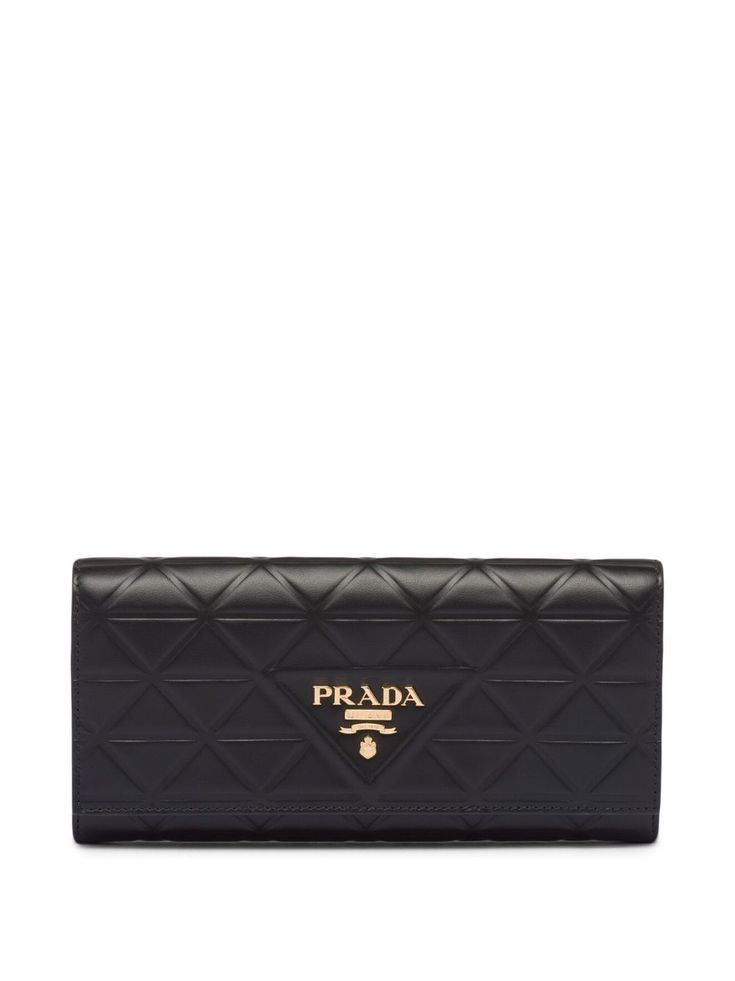 Prada Logo Leather Wallet
