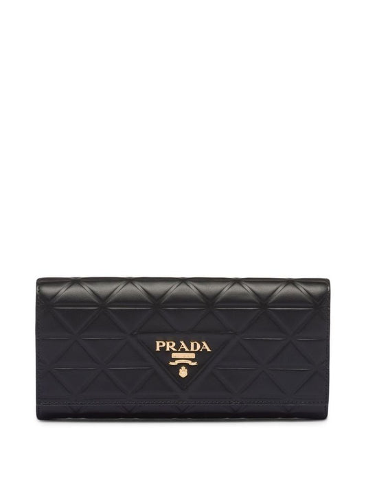Prada Logo Leather Wallet